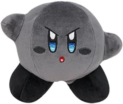 Niedliches Kirby-Plüschtier 15cm, Adventure All Star Collection, Weiches Stofftier, Rosa/Blau/Gelb/Grün, Tierpuppe, Geschenk für Fans (Schwarz)