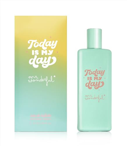 MR WONDERFUL - Today Is My Day 75 ml, Colonia Mujer, Perfume Formato Spray, Eau de Toilette Natural y Femenina, Aroma Cítrico y Floral, Fragancia Fresca y de Larga Duración