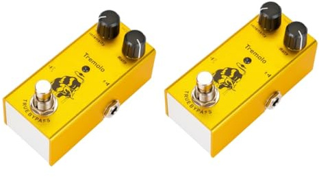 HEMOTON 2stücke Tremolo Pedal Für Gitarre Mini Röhrenverstärker Simulation Einfache Bedienung Geeignet Für Gitarren Als Für Musiker
