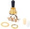 Banworks Metric 3-Wege-Kippschalter Tonabnehmer-Wahlschalter für Epiphone EPI LP Les Paul Style Gitarre JT/DWQ-01, golden mit schwarzer Spitze