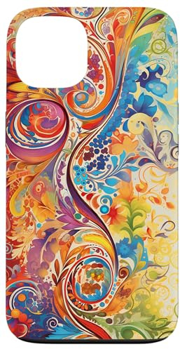 Rainbow Paisley Case for iPhone 13