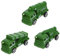 DRESSOOS 3St Spielzeugauto Kinder Auto Spielzeug reibungsbetriebene Fahrzeuge Autospielzeug drücken und losfahren Mini-Fahrzeuge Spielzeug Autospielzeug aus Kunststoff Babyautospielzeug Abs
