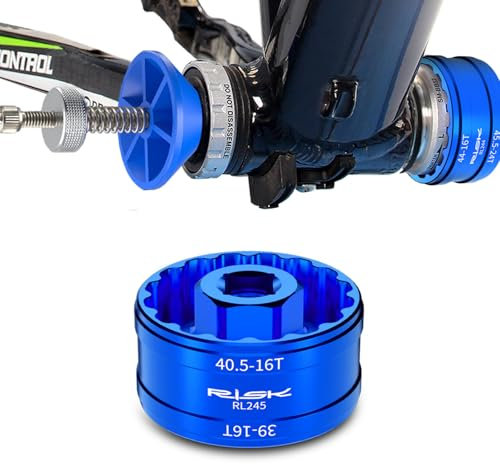 COONIUM 16 Notch 39mm and 41mm Bottom Bracket Tool with Retaining System for Shimano Dura Ace/XTR, Shimano Ultegra, SM-BBR60 XT, BB-MT800 (16-Notch 39mm + 16-Notch 41(40.5) mm + Retaining)