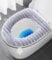 2 Pack Thicker Soft Toilet Seat Cover Pads, Toilet Seat Cushion Covers for Bathroom Washable and Warmer Toilet Lid Seat Cover with Zipper and Handle Fits Most Size Toilet Lids (Grey)