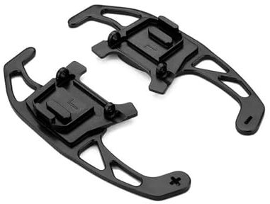 Paletta Cambio Volante Per Golf 7 7.5 Per GTI MK7 Per GTE Per GTD Per Polo Per Jetta Per GLI Adesivo Per Cambio Estensibile Al Volante Dell'auto Palette per Volante(Black)