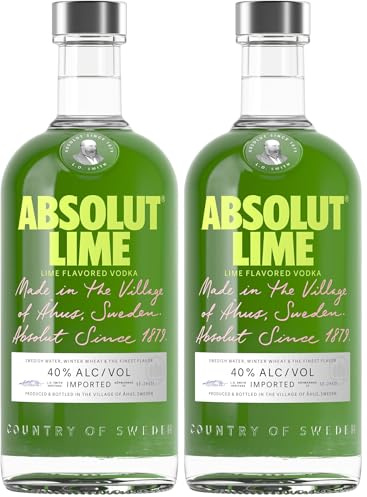 ABSOLUT VODKA Lime Vodka aromatisée - 40%, 70cl