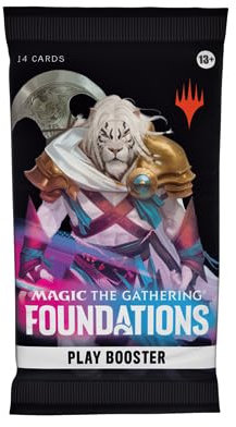 Foundations Play Booster ENGLISCH | Magic: The Gathering (1 Booster) | 14 Karten + Artwork oder Spielsteinkarte