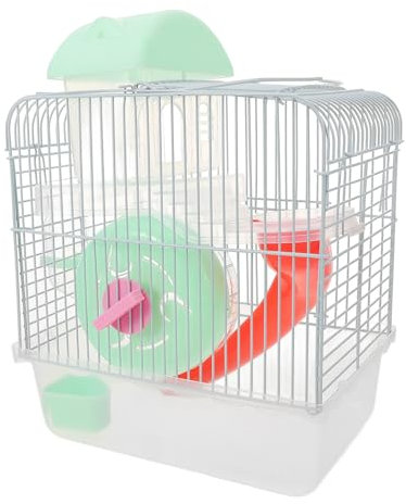 Yardwe Doppelstöckiger Rattenkäfig Hamsterkäfig Groß Abnehmbar Für Kleine Haustiere Zwerghamsterkäfig Spielplatz Für Hamster