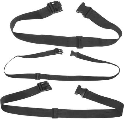 OUNONA 3 Stücke Verstellbare Gürteltaschen Verlängerungsgurte Nylon für Reise Camping und Outdoor