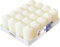 Horeca Candles - Stumpenkerzen - Elfenbein - Ø 4 x 7 cm - 80er Set Blockkerzen - Lange Brenndauer 12 Stunden - Ohne Duft - Kerzen für Haushalt, Feiern und Gastronomie