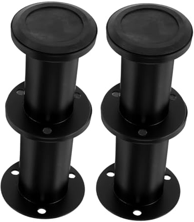 CLISPEED 4pcs Bed Frame Legs Adjustable Height Furniture Feet for Tv Cabinet Easy Installation
