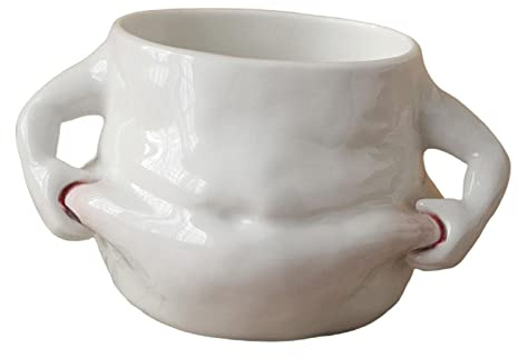 KiBcsLic Kaffeetasse, Süß, für Heiße Oder Kalte Getränke, Tee, Dicker Bauch, Tasse Und Morgentasse für Hochzeit