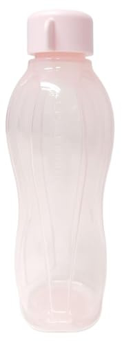 Tupperware to Go Eco 310ml Eco Easy Trinkflasche EcoEasy für Getränke mit Kohlensäure Kindergarten Sport Schule Arbeit to go geeignet 310 ml Drehverschluss rosa