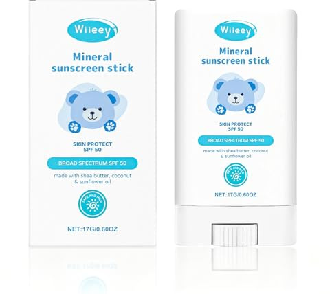Stick Solaire Bébé SPF 50, Crème Solaire Minérale Bébé