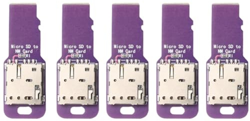 Xnuiasqe Extension Conversion Nano Card TF to NM Card Adapter Board External Extension Conversion Nano Card Sleeves NM Card Adapter Board