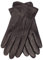 EEM Herren Lederhandschuhe, weiches italienisches Leder, Touchfunktion, Fleecefutter, schwarz M