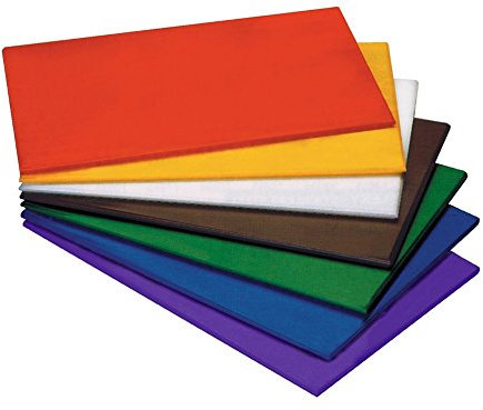 HACCP Schneidbrett aus farbigem (Farbe wählbar) & hochdichtem Polyethylen, nicht toxisch, hitzebeständig bis +90°C, messerschonend, hygienisch, mit oder ohne Füßchen | ERK (A1-45 x 30 cm, weiß)