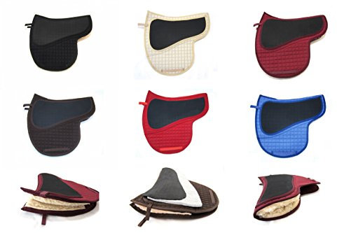 PS Pferdeartikel Dressurpad, Sandwichpad, 2 Kammern - Spezial - Farbe Bordeaux