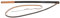 Pet Training Stick, Hundetraining Peitsche Leder Schützen Haustier Leinen für mittelgroße Hunde (Die Endbänder Farbe zufällig)