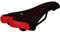 Selle Montegrappa FatBike Fahrradsattel MTB Trekking Unisex SM 4010 in 6 Farben Made in Italy, Schwarz und Rot