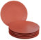 Table Passion - Assiette plate Vésuvio terra 27 cm (lot de 6)