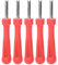 Voluxe Herramienta de extracción de válvulas de Aire, Llave de núcleo de válvula de neumático Herramienta de reparación de válvulas de Aire de Llave de núcleo de válvula de 5 Piezas para Coche