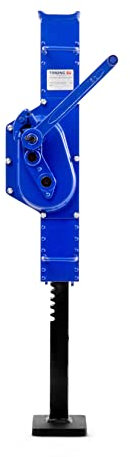 Treuil en acier 5000 kg Capacité de charge Treuil à pignon et crémaillère Treuil à manivelle Treuil de levage Treuil à bras