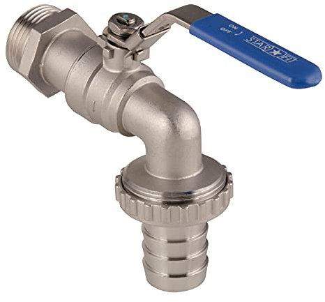 Sanitop-Wingenroth 77928 9 1 Zoll Kugelauslaufventil, Blau