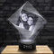Lampephoto.fr - Personalisierte LED fotolamp Wecker und Bluetooth-Lautspreche. Geschenke für männer. Vatertag geschenk. Foto Lampe personalisiert Vatertagsgeschenk. Vater geschenke für papa
