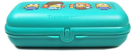 Tupperware to Go Maxi-Twin türkis Minions Brotdose Box Lunchbox Behälter Maxitwin