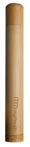 Porte-brosse à dents en bambou - Respectueux de l'environnement - Étui de transport biodégradable - Produit naturel