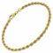 trendor Damen-Armband 333 Gold / 8 Karat Kordelkette zauberhafter Goldschmuck für Frauen, elegante Geschenkidee, 51879 18,5 cm
