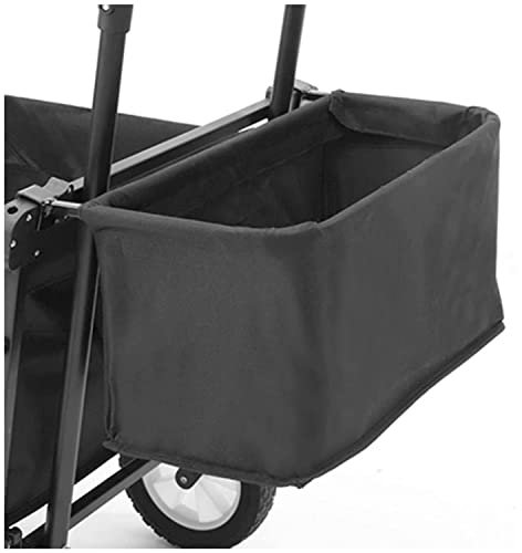 TMXKOOK Faltbarer Bollerwagen Folding Hecktasche Outdoor-Einkauf Camping Hand drcken Tragbarer Trolley Warenkorb Zubehr