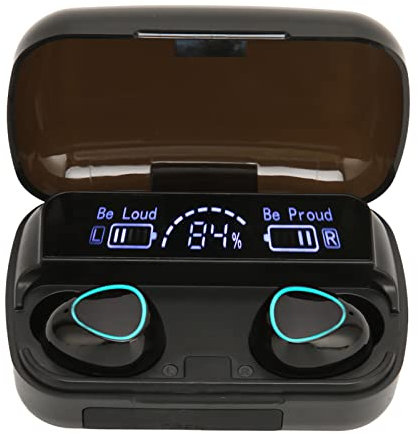 Auriculares Inalámbricos, Auriculares Intrauditivos Bluetooth 5.1 con Cancelación de Ruido Sonido Estéreo Superior, Bajos Estéreo Impermeables IPX7, Micrófono Incorporado, 100 Horas de Tiempo de Repro