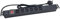 Powercool Horizontal Extension Lead - 10A 6 Way C13 IEC Sockets On/Off Switch 19-Inch 1U Rack Mount Power Distirbution Unit (PDU) With 1.8m UK Power Cable