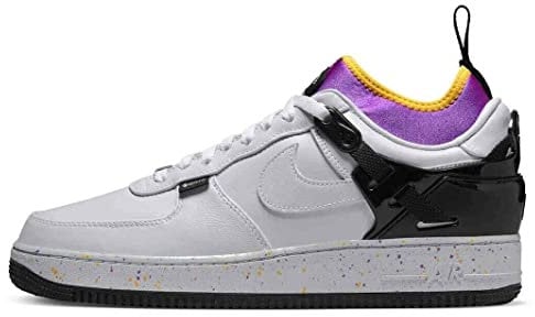NIKE Undercover Air Force 1 Low SP, Zapatillas Unisex Adulto, Negro Blanco Gris Niebla, 38.5 EU