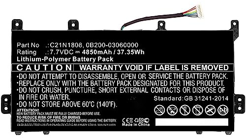 CoreParts Laptop Battery for Asus 37.35Wh 7.7V 4850mAh 37.35Wh, MBXAS-BA0258