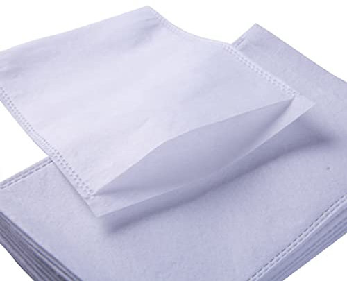 10 Gants De Toilette Molletonnés Non Tissés Jetables, Gant de toilette jetable, Blanc, à usage unique pour soin du corps, Ultra Doux, Pour Soins Corporels Hygiéniques