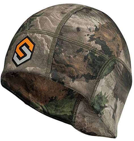 ScentLok Mittelschwere Totenkopfmütze, Camo Skull Beanie für Jagd, Camping und Outdoor, Mossy Oak Terra Outland, Einheitsgr��e