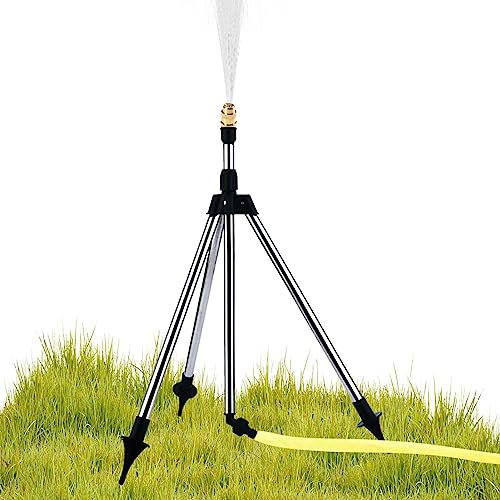 Stronrive Trípode de Soporte para rociadores - Aspersor de Agua telescópico | Sistema telescópico de la regadera de la Cobertura del área Grande para el Cuarto de niños y el jardín