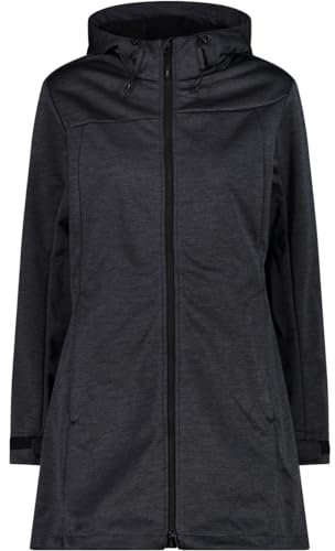 CMP, COAT FIX HOOD, 33A1766, Dark Grey, D46, Woman