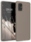 kwmobile Hülle kompatibel mit Samsung Galaxy A71 Hülle - weiches TPU Silikon Case - Cover geeignet für kabelloses Laden - Taupe