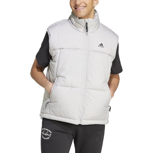 adidas Men's BSC 3S PUFFY VEST, grey two, XXL