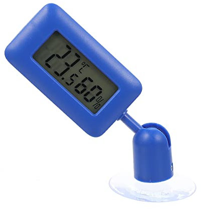 Kisangel 3stücke Digitales Reptil-thermometer Mit Hygrometer Drehbar Große Anzeige Installieren Für Terrarien Und Aquarien Für Schildkröten Eidechsen Und Andere Haustiere