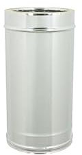 Tubo Doppia Parete in Acciaio Inox per Canne Fumarie caminetti CM 50 (180-230)