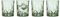 Lyngby Glas Sorrento Whiskyglas, Tumbler, 32 cl, 4 Stck., Grün