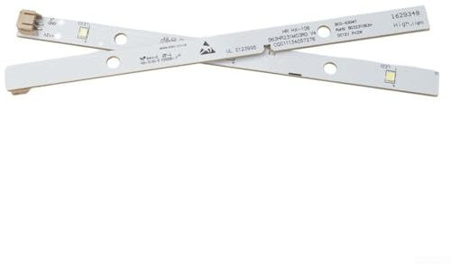 Conjunto de luz LED compatible para refrigerador Hisense, 2 piezas, blanco frío, fácil instalación