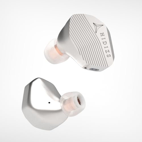 MP143 Salt In Ear Monitor, Auriculares HiFi con Cable, 14,3 mm Drivers Magnéticos Planos, CNC Cavidad de Aluminio, para Juegos, Elmúsicos Cantantes, Audiófilos, 3,5 mm Plata
