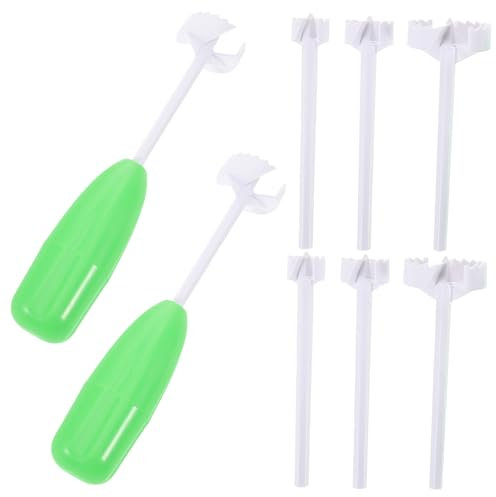 HOLIDYOYO 2sätze Multifunktionaler Gemüsekernentferner Robuster Obst Kirschentkerner Aus Langlebigem Material Einfach Zu Greifen Schnelles Entfernen Von Kernen Praktisches Küchengerät Für Ob