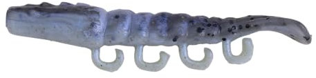 Berkley Gulp!® Salzwasser-Turbo-Garnele; Weichköder-Angelköder für Salzwasser-Raubfische; Garnelen-Imitation mit vibrierenden Beinen; schnelles oder langsames Einholen, 7,5 cm, gepfefferte Garnele